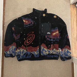 Stussy reversible fleece size medium